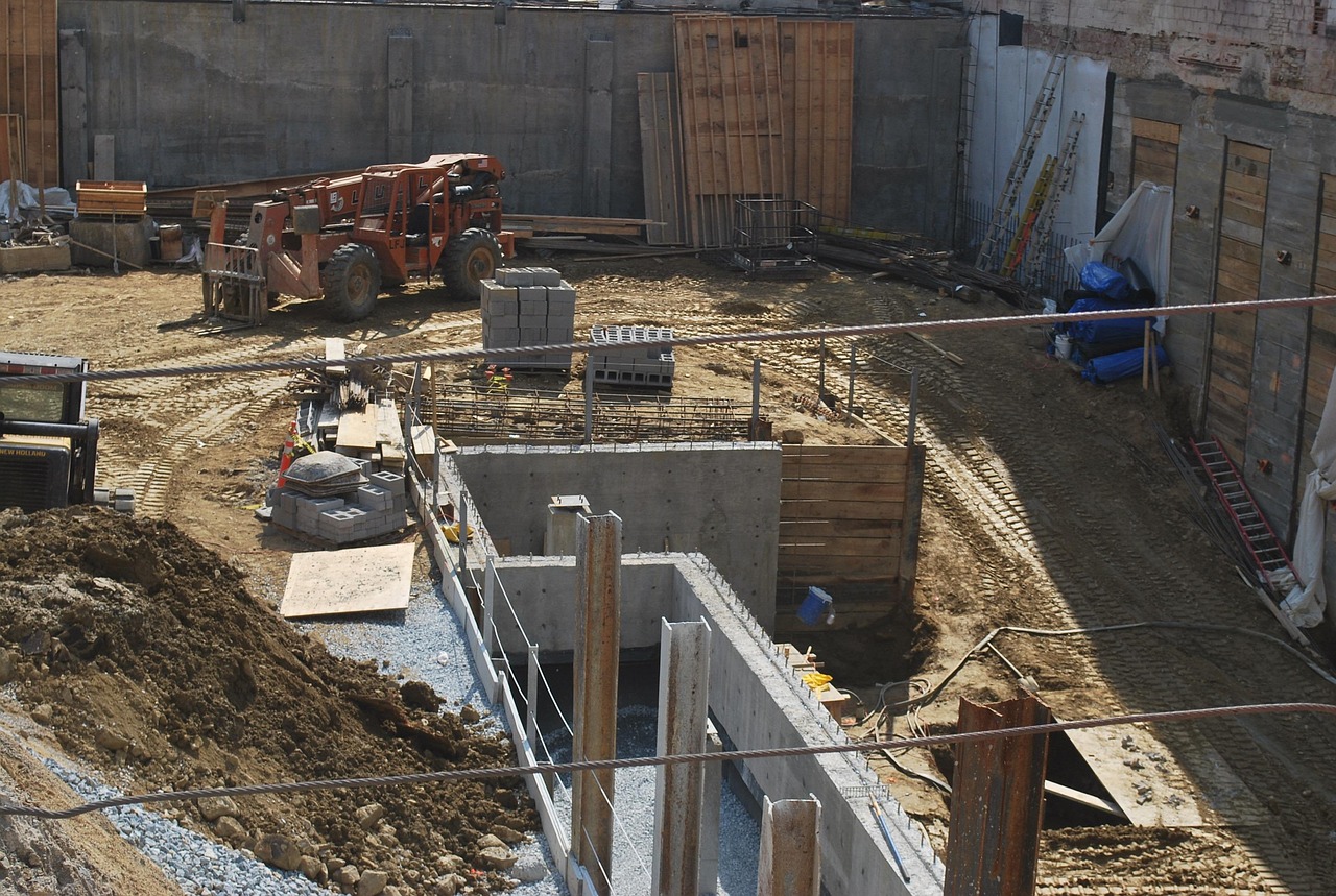 Setting Forms and Grade Stakes for a Driveway